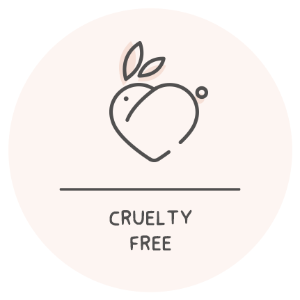 Icon representing cruelty-free skincare, featuring a rabbit symbol to indicate no animal testing.