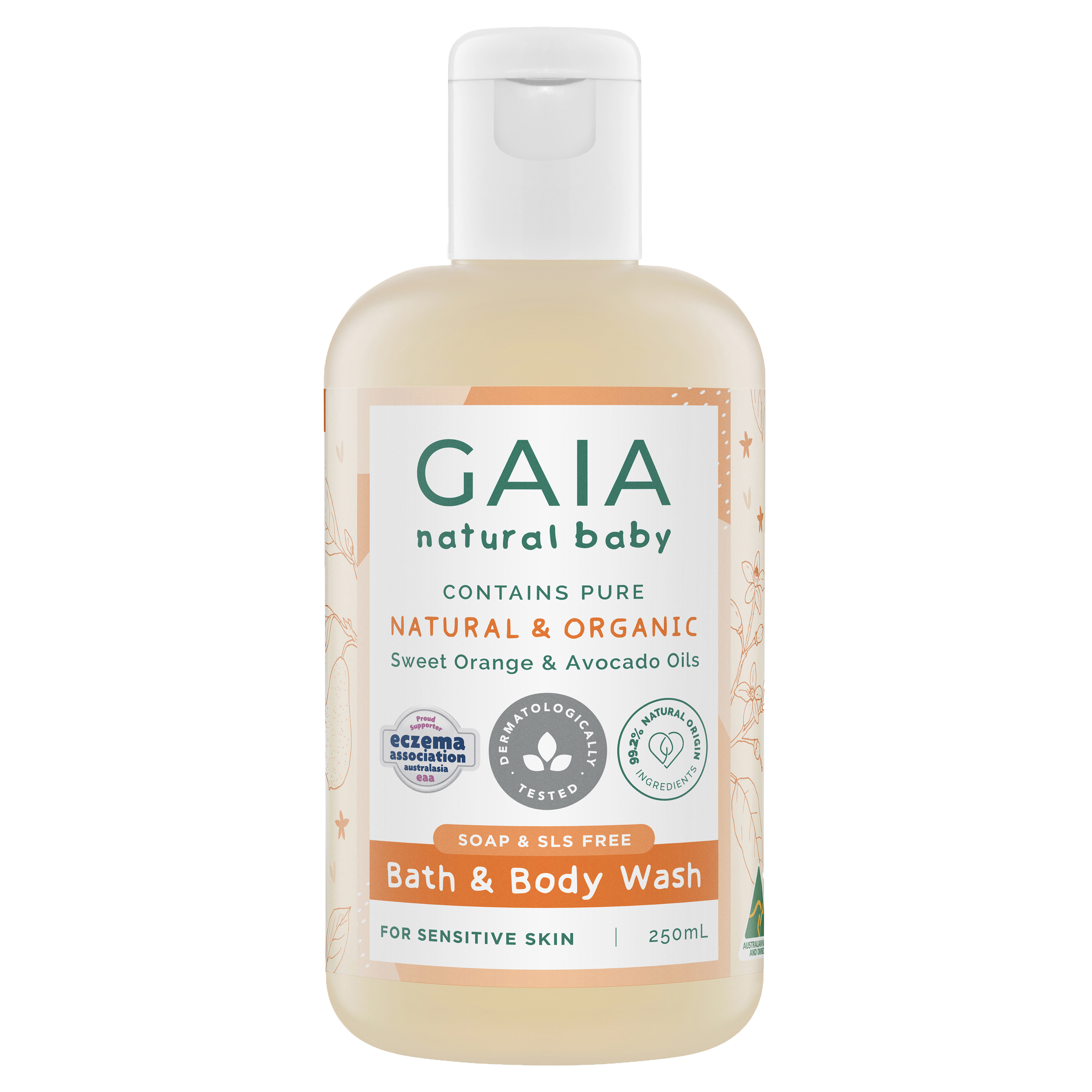 Gaia natural baby hair & deals body wash