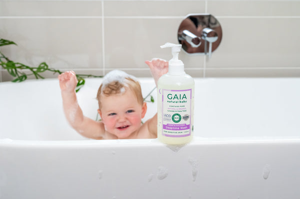 How to Build a Calming Bedtime Routine with GAIA Natural Baby Sleeptime Wash