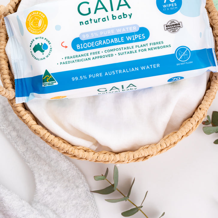 99.5% Pure Water Wipes