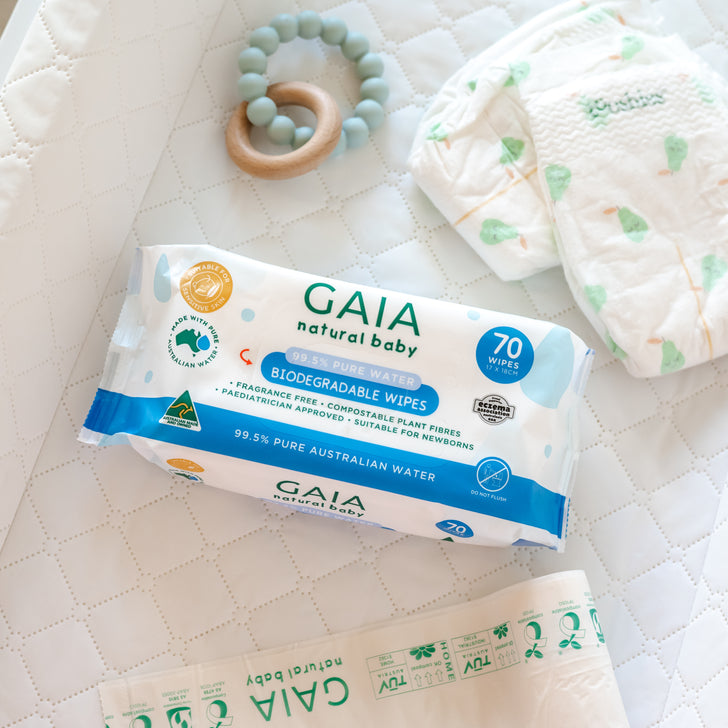 99.5% Pure Water Wipes