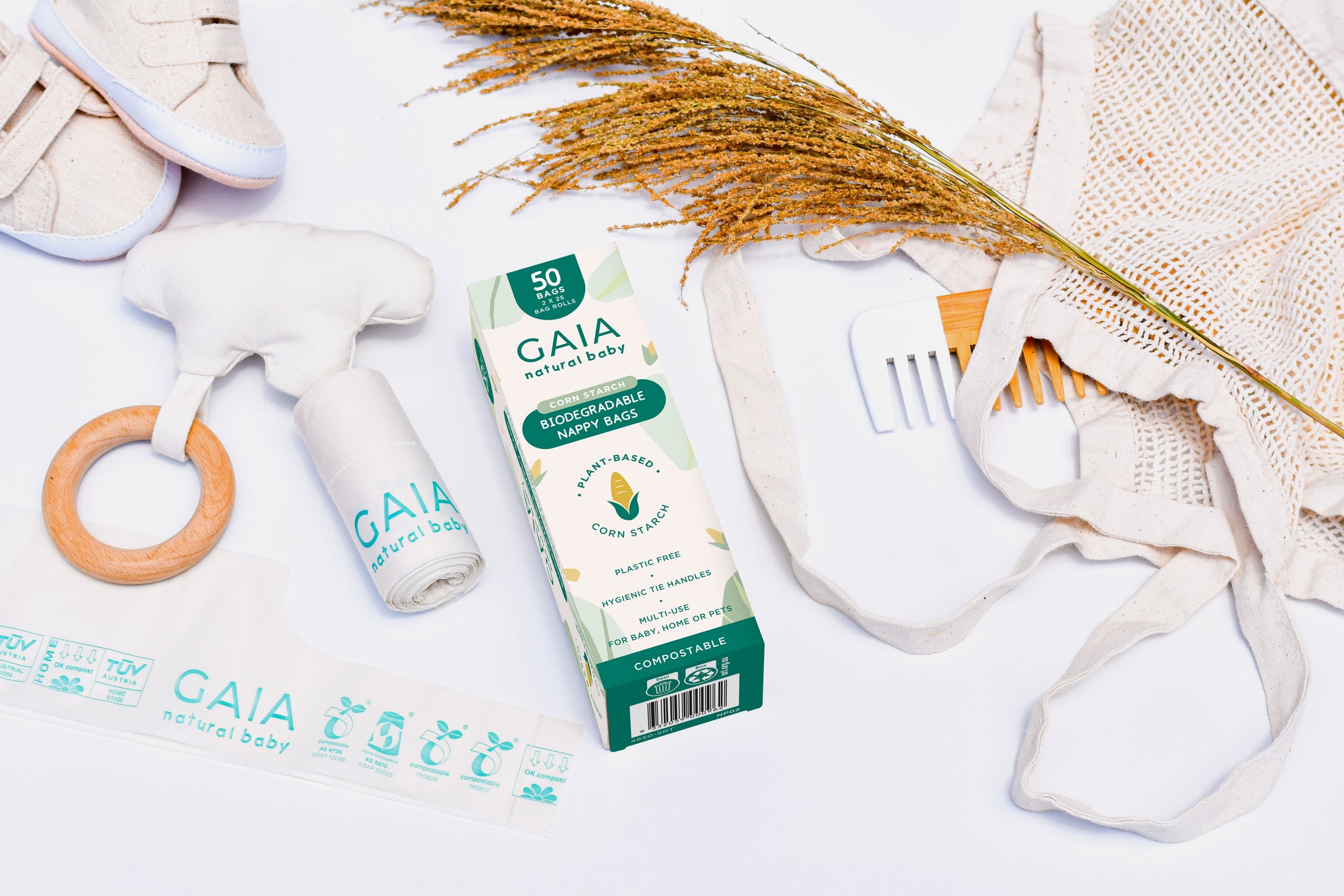 Biodegradable Nappy Bags – GAIA Skin Naturals Australia